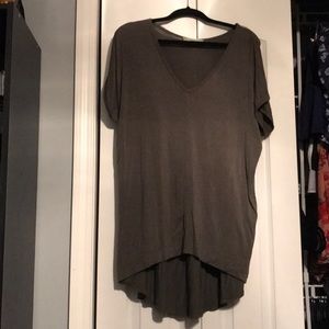 Tunic high low shirt